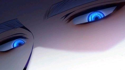 Sharp Anime Eyes, Guy Anime Eyes, Intimidating Eyes, Blue Eye Anime, Anime Eyes Male, Anime Closed Eyes, Shocked Eyes, Blue Eye Art, Anime Blue Eyes