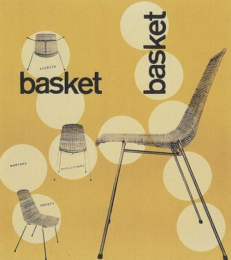 Max Huber, International Typographic Style, Furniture Graphic, Basket Chair, Retro Graphics, Swiss Design, Objet Design, Graphic Design Poster, History Design