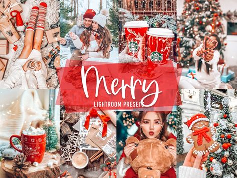 Lightroom Christmas, Photography Presets, Preset For Lightroom, Winter Presets, Lightroom Presets Wedding, Shop Mobile, Small Business Instagram, Instagram Goals, Professional Lightroom Presets