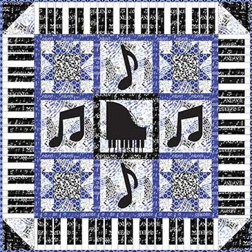 Musical Stars Quilt Kit Improv Quilts, Stars Quilt, Lap Quilts, Windham Fabrics, Music Themed, Panel Quilts, Quilted Wall Hangings, Custom Quilts, Barn Quilts