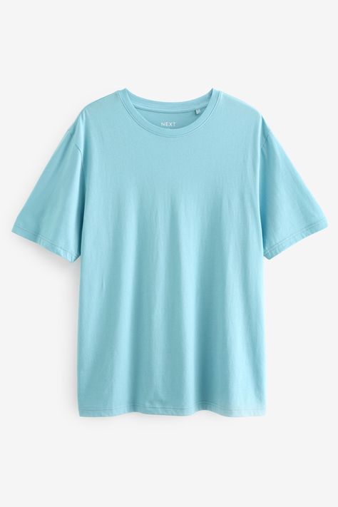 Our essential T-Shirt are the perfect easy-to-wear staples for your wardrobe. Made from pure cotton, each t-shirt features a crewneck collar and short sleeves, available in a range of stylish colours. Machine washable. 100% Cotton. Cute Light Blue Cotton T-shirt, Basic Light Blue Plain T-shirt, Light Blue Fitted Cotton T-shirt, Light Blue Cotton T-shirt, Cheap Light Blue Relaxed Fit T-shirt, Boys School Uniform, Dungaree Jeans, Blue T Shirt, Chunky Knitwear