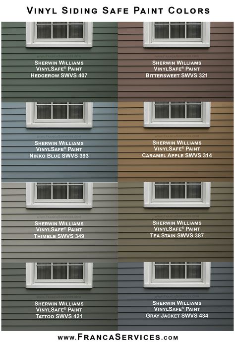 House Vinyl Siding Colors, New Windows Exterior, Paint Siding, Painting Vinyl Siding, Vinyl Siding House, Vinyl Siding Colors, Paint House, Paint Vinyl, Ranch Homes