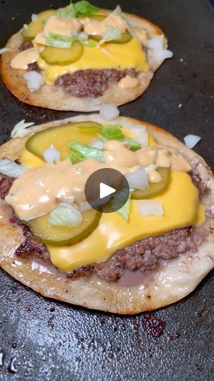 17M views · 135K reactions | Smashburger tacos #grubspot | Grubspot. | Grubspot. · Original audio Smashburger Tacos, Cheeseburger Tacos, Bite Size Breakfast, Taco Burger, Sandwich Wraps Recipes, Smash Burger, Crockpot Recipes Slow Cooker, Beef Recipes For Dinner, Beef Dinner