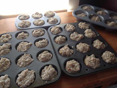 How to Make Ahead and Freeze Steel Cut Oatmeal - Organize Yourself Skinny Freezing Oatmeal, Freeze Oatmeal, Freezer Oatmeal, Frozen Oatmeal, Steel Oats, Breakfast Oats, Steel Cut Oatmeal, Breakfast Oatmeal Recipes, Breakfast Oatmeal