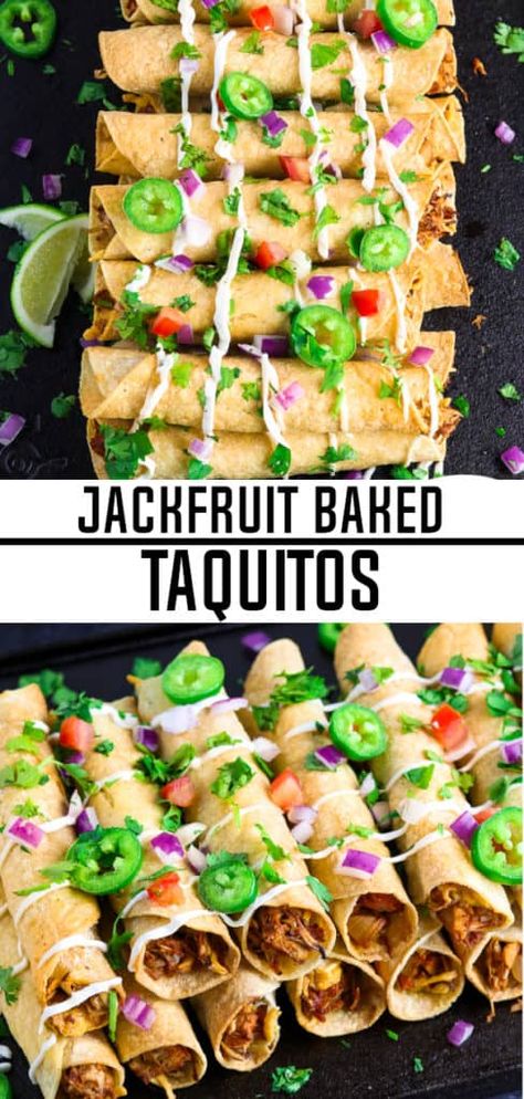 Vegan Taquitos Baked, Vegan Party Food Easy, Vegan Snacks For Party, Vegan Party Appetizers, Wfpb Dinner, Vegan Finger Food, Vegan Taquitos, Vegan Superbowl Food, Nye Food