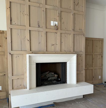 Cast Stone Fireplace | Limestone Mantel Surround | Precast Fireplaces Marble Electric Fireplace Surround, Modern Tile Fireplace Surround, Modern European Fireplace, Brick And Stone Fireplace, Concrete Hearth Fireplace, Fireplace Built Ins Vaulted Ceiling, Wood Panel Fireplace, Overgrouted Stone Fireplace, Scandi Fireplace