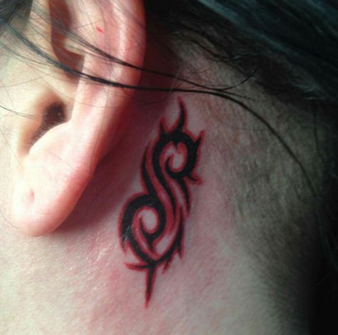 Slipknot Tattoo, Emo Tattoos, Father Tattoos, Funky Tattoos, Sick Tattoo, Neck Tattoo For Guys, Tattoos For Black Skin, Metal Tattoo, Doodle Tattoo