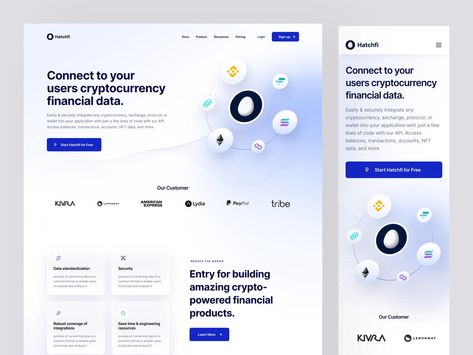 Hatchfi – Crypto Integration Landing Page by Nur Praditya for Morva Labs on Dribbble