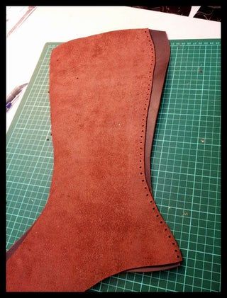 Make Yourself a Pair of Simple Spats or Gaiters: 6 Steps (with Pictures) Steampunk Spats, Spats Shoes, Native American Quilt Patterns, Robin Hood Costume, Western Chaps, Native American Quilt, Steampunk Shoes, How To Make Leather, Shoe Makeover