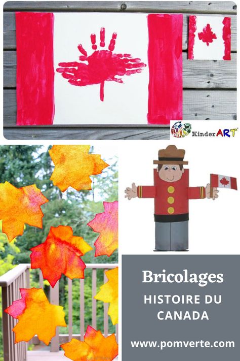 L'histoire du Canada en bricolages. Usa Crafts For Kids, Preschool Themes, Canada Day, Canada Flag, Koala, Country Flags, Activities For Kids, Kindergarten, Crafts For Kids