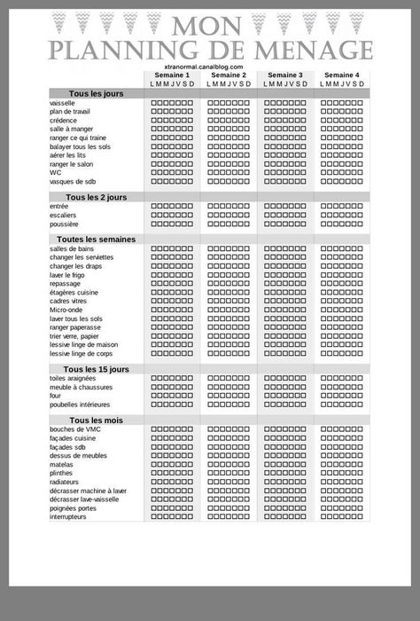 Planning Menage Organisation, Planning Organisation, Organization Planner, Home Binder, Personal Growth Motivation, Diy Home Cleaning, Organization Printables, Home Organisation, Work Organization