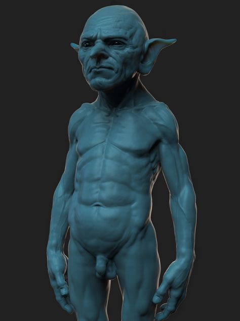 ArtStation - Goblin anatomy, Roman Trojanow Dark Fantasy Art, Zbrush, My Last, Dark Fantasy, Metal Art, Anatomy, Art Reference, Fantasy Art, Greek Statue