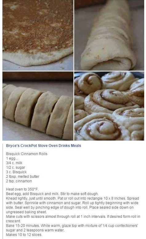 Bisquick Cinnamon Rolls Recipe, Carbquick Cinnamon Rolls, Bisquick Sweets, Bisquick Cinnamon Rolls Easy, Bisquick Recipes Dessert, Bisquick Recipes Dinner, Bisquick Cinnamon Rolls, Easy Breakfast Dishes, Cinnamon Roll Recipe Homemade