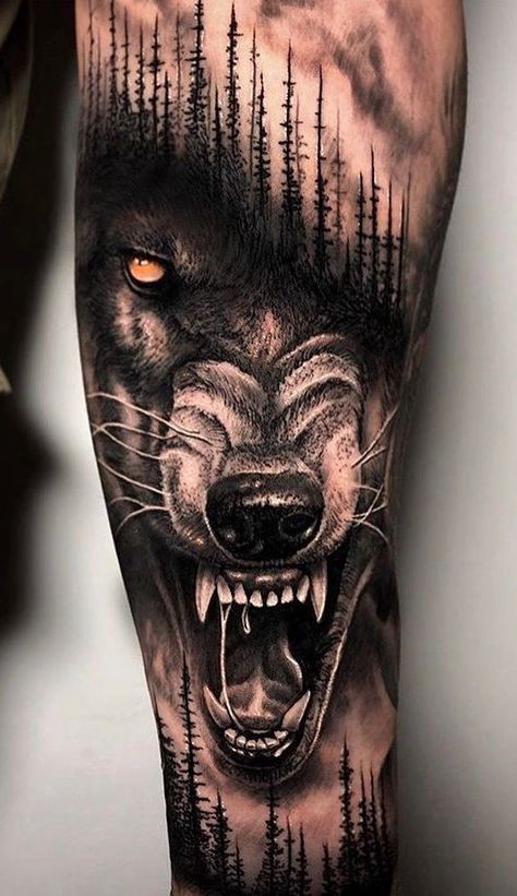 Wolf Forearm Tattoo For Men, Wolf Tattoo Forearm, Wolf Sleeve, Wolf Tattoos Men, Animal Sleeve Tattoo, Wolf Tattoo Sleeve, Cool Arm Tattoos, Wolf Tattoo Design, Beautiful Wolves