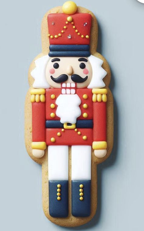 Nutcracker Mouse King Cookies, Nutcracker Christmas Cookies, Nutcracker Cookies Royal Icing, Nutcracker Decorated Cookies, Nutcracker Cookies Decorated, Nutcracker Sugar Cookies, Nutcracker Cookies, 2024 Cookies, Christmas Cutout Cookies