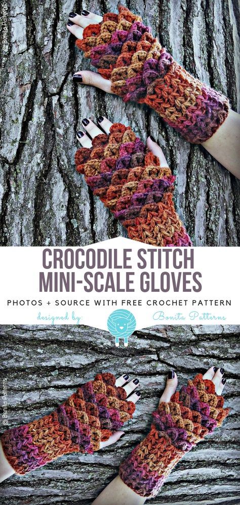 Crochet Scale Gloves, Fingerless Gloves Crochet Free Pattern Crocodile Stitch, Crocodile Stitch Fingerless Gloves, Dragonscale Gloves Crochet Pattern, Crochet Dragon Fingerless Gloves Pattern, Crochet Crocodile Slippers Free Pattern, Crochet Dragon Scale Gloves, Dragon Gloves Crochet Pattern Free, Crochet Dragon Scale Fingerless Gloves Free Pattern