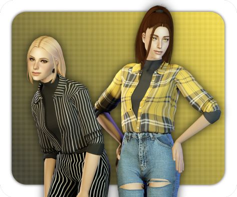 Sweater Crop, Crop Top Sweater, Maxis Match, Sims 2, Toddler Outfits, Plaid Shirt, Sims 4, On Tumblr, Childrens Clothes