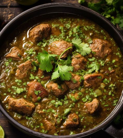 Slow Cooker Chili Verde, Green Chili Stew, Chili Verde Pork, Slow Cooker Kitchen, Green Chili Recipes, Chili Verde, Boneless Pork Shoulder, Slow Cooker Chili, Green Sauce