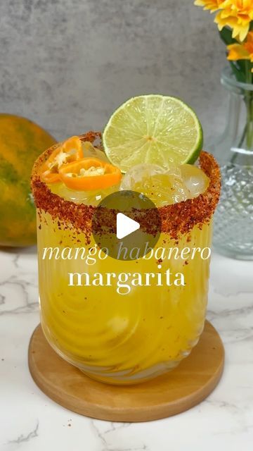 Habanero Margarita, Spicy Margarita, Summer Cocktails, Cocktail Recipe, Mixology, Mocktails, Lime Juice, Cocktail Recipes, 2 A