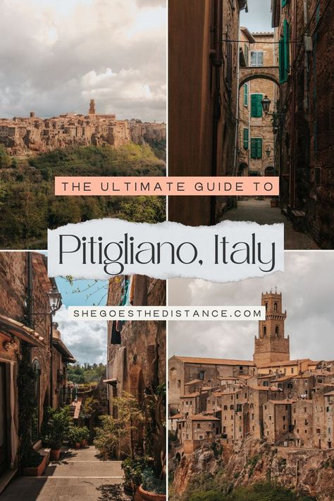 Go off the beaten path and discover one of Italy's most beautiful villages. Add Pitigliano in Tuscany to your Italy trip itinerary. Pitigliano Italy, Italy Trip Itinerary, Italy Destinations, Day Trips From Rome, France Trip, Italy Florence, San Rocco, Italy Tuscany, Florence Tuscany