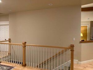 3 Design Solutions For That Big Empty Wall — DESIGNED Large Wall Art Above Stairs, Wall Above Basement Stairs Decor, Wall Over Stairs Decor, Down The Stairs Wall Decor, Large Wall Above Stairs, Above The Stairs Wall Decor, Accent Wall Top Of Stairs, Large Stairwell Wall Decor, Over The Stairs Wall Decor