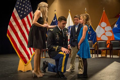 ROTC commissioning ceremony, Clemson University, Dec. 2014 Fort Rucker Alabama, Commissioning Ceremony, Ranger Regiment, Clemson Fans, 75th Ranger Regiment, After Graduation, Clemson University, Graduation Photo, Clemson Tigers