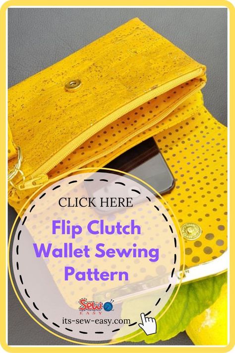 Clutch Purse Pattern, Clutch Bag Pattern, Diy Elastic, Backpack Pattern Sewing, Wallet Sewing Pattern, Sew Wallet, Simple Dress Pattern, Snap Bag, Ladies Wallet