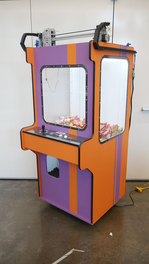 GitHub - retrobuiltRyan/Ultra_Claw_Machine: Arduino based full sized claw machine Machine 3d, Claw Machine, Use Case, Open Source, Arduino, Software Development, Coding, Halloween