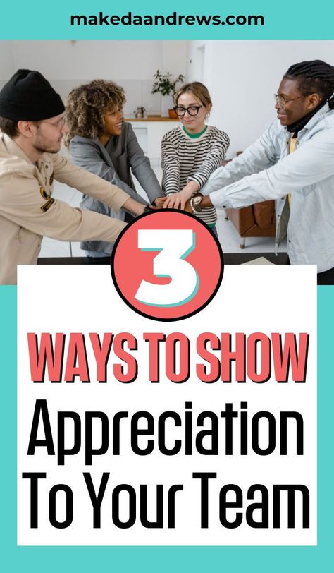 Here are 3 simple ways to show your team how much you appreciate them! #MakedaAndrews #NewManagerTips #LeadershipDevelopment Employee Recognition Ideas, Employee Appreciation Quotes, Recognition Ideas, Team Appreciation, Common Job Interview Questions, New Manager, Office Team, Team Party, Feel Happier