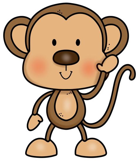 Kosblik Idees, Monkey Clipart, Classroom Freebies, Learning Worksheets, Animal Clipart, Sims Mods, Jurassic World, Animal Paintings, Monkeys