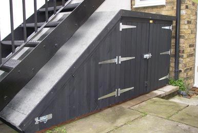 Outside Stairs, Stairs Storage, Deck Storage, Exterior Stairs, Under Decks, Under The Stairs, Deck Stairs, Outdoor Stairs, Outdoor Sheds