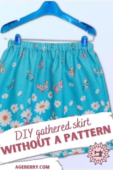 Simple Sewing Tutorial, Sewing Tutorials Bags, Simple Sewing, Sewing Tutorials Clothes, Diy Skirt, Sewing Tutorials Free, Baby Sewing Patterns, Sewing Purses, Elastic Waist Skirt