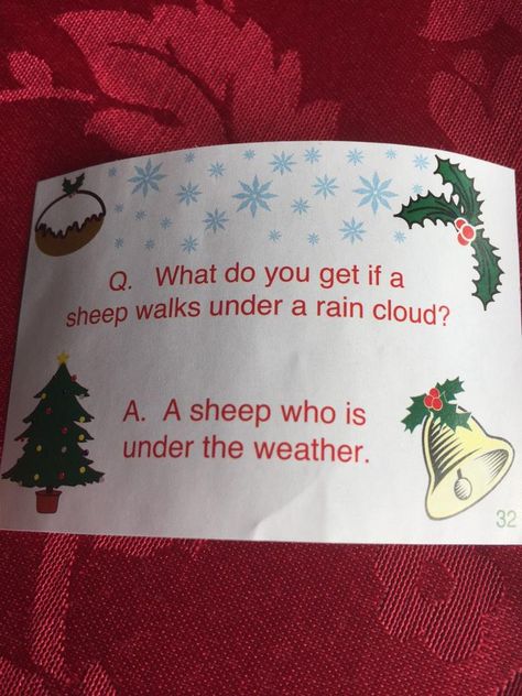 17 Christmas Crackers Jokes That Are So Bad They're Good | So Perth Cracker Jokes, Christmas Cracker Jokes, Christmas Present Jokes, Jokes For Christmas Crackers, Christmas Memes Funny Hilarious, Eye Jokes, Netflix Christmas Movies, Christmas Jello Shots, Xmas Meme Hilarious