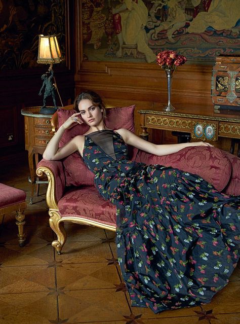 Lily James, Harper’s Bazaar, Classy Chic, Downton Abbey, Harper's Bazaar, Harpers Bazaar, Photo Archive, Fashion Photoshoot, Fashion Shoot