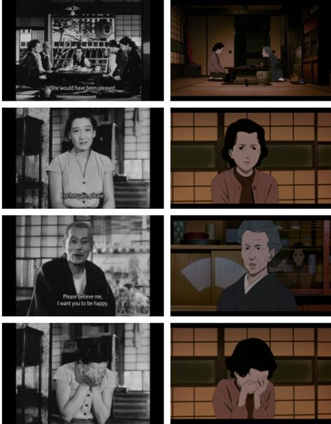 Satoshi Kon Wallpaper, Tokyo Story 1953, Millenium Actress, Cinematic Parallels, Kon Anime, Millennium Actress, Infernal Affairs, Winsor Mccay, Tokyo Godfathers