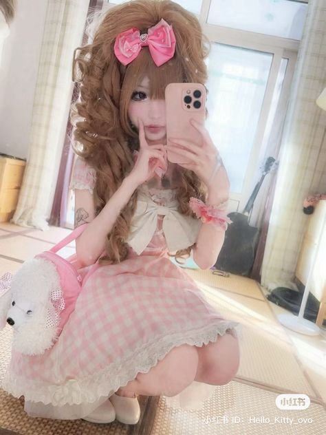 Hime Gyaru Fashion, Outfit 2000s Style, Aesthetic 2000s Outfits, Gyaru Outfit, Girly Diy, Pink Girly Aesthetic, Girly Crafts, Gyaru Aesthetic, Agejo Gyaru