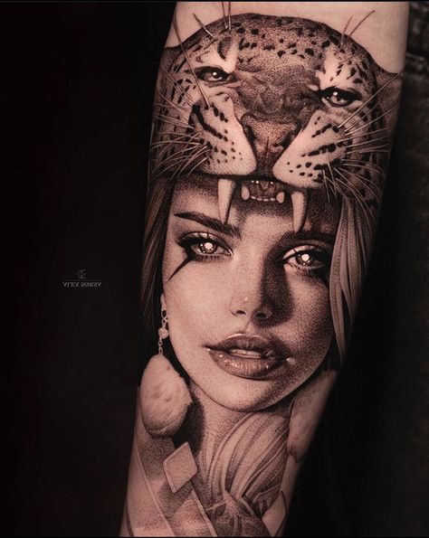 Royal Tattoo, Indian Girl Tattoos, Portrait Tattoo Sleeve, Forearm Cover Up Tattoos, Women Warrior, Character Design Concept Art, Tattoo Design Tattoo, Mexican Art Tattoos, Circle Tattoos