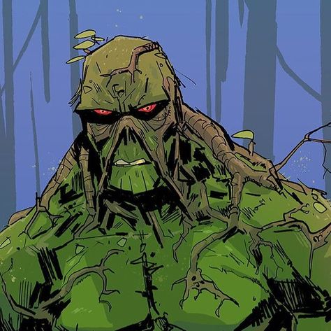 Brahm Revel on Instagram: "Watching The Last of Us has got me wanting to draw Swamp Thing again. However, I’m a little busy with HARROWER right now, so here’s some old Swamp Thing instead. - #swampthing #manthing #dccomics #illustrationsketch #sketchbook #characters #charactersketch #comics #comicartist #comicartwork #comicartists #comicartistsoninstagram #digitalsketch #photoshop #cintiq #commission #color" Swamp Thing Art, Swamp Drawing, Swamp Thing Dc Comics, Swamp Thing, 2023 Art, Fantasy Beasts, The Arena, Comics Art, Dc Characters