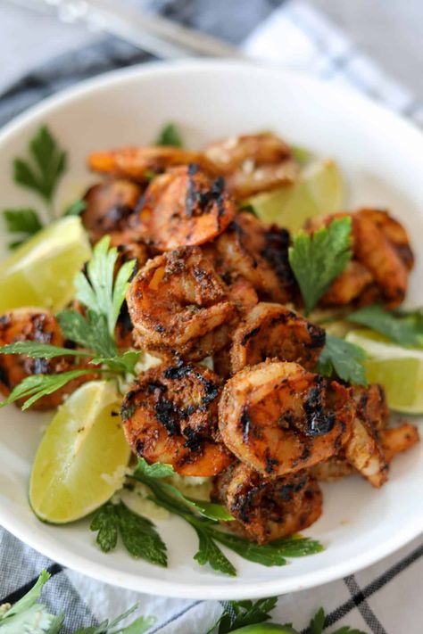 Shrimp Marinade For Grill, Grilled Jerk Shrimp, Jamaican Jerk Shrimp, Grilled Shrimp Seasoning, Easy Grilled Shrimp Recipes, Grilled Shrimp Recipe, Lime Shrimp Recipes, Jerk Shrimp, Shrimp Marinade