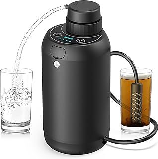 Fast and Long Endurance - Ultra fast purified water flow of 700ml (23 oz.) per minute.Built in large capacity lithium battery, one charge can purify 168000ml(5681 oz.) of water, enough for 10-to-15-day backpacking and multiple people to use at the same time.It can be powered in multiple ways: mobile power supply, solar panel, vehicle power supply etc. Electronic Filters, Filtering Water, Water Filter Cartridges, Portable Water Filter, Camping Water, Water Purification System, Backpacking Hiking, Emergency Light, Water Filters System