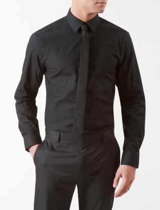 x fit ultra slim fit cotton stretch dress shirt - dress shirts- Calvin Klein Mens Slacks And Dress Shirt, Black Dress Shirt And Pants Men, Black Dress Shirt Outfit Men, Black Shirt Black Tie, Slim Fit Black Shirt Men, Black Slim Fit Dress Shirt For Semi-formal Occasions, Classic Calvin Klein Formal Shirt, Calvin Klein Cotton Formal Shirt, Three Piece Suit Wedding