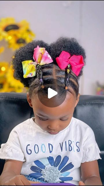 Paris Aminu on Instagram: "Cute rubber band hairstyle for girls #kidshairstyles   . . . #parisandmum" Hairstyles For 4c Hair Kids, Kids Hairstyles With Rubber Bands, Rubber Band Hairstyles Natural Hair Kids, Rubberband Hairstyles Kids, Rubber Band Hairstyles For Kids, Rubber Band Hairstyle, Band Hairstyles, Special Hairstyles, Toddler Braided Hairstyles