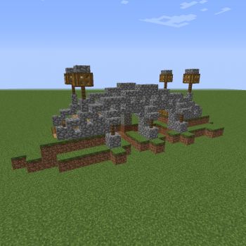 Simple Stone Bridge - Blueprints for MineCraft Houses, Castles, Towers, and more | GrabCraft Cobblestone Bridge, Minecraft Structures, Minecraft Construction, Block Craft, Stone Bridge, Minecraft Blueprints, Minecraft Projects, Minecraft Houses, Come Together