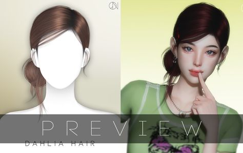 The Sims 4 Cc Patreon, Hair Y2k, Sims 4 Cc Patreon, Ts4 Hair, Hair Korean, Sims 4 Cc Hair, Cc Patreon, Alpha Cc, Cc Hair