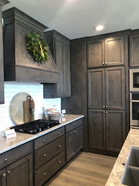 Grey Stained Kitchen Cabinets Oak, Black Wash Kitchen Cabinets, Dark Grey Stained Kitchen Cabinets, Black Stained Kitchen Cabinets, Dark Cabinets With Light Countertops, Gray Stained Kitchen Cabinets, Dark Stained Kitchen Cabinets, Grey Stained Kitchen Cabinets, Grey Stained Cabinets