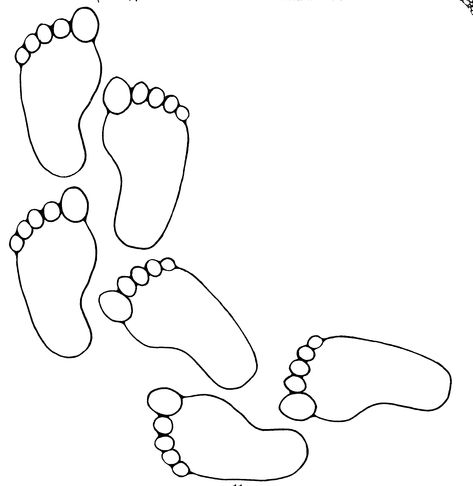 Footprint Coloring Page Clip Art Footprint Template, Wood Burning Patterns Stencil, Wood Burning Stencils, Pyrography Patterns, Preschool Coloring Pages, Stencils Printables, Wood Burning Crafts, Free Stencils, Wood Burning Patterns