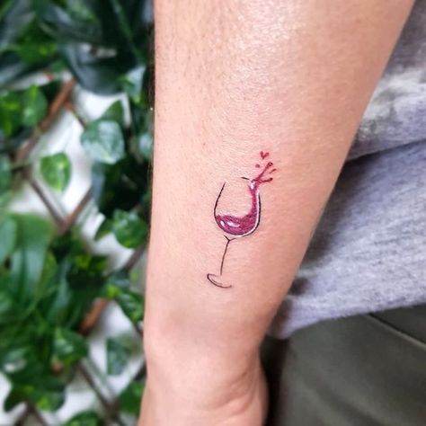 Wine Lover Tattoo, Spilled Wine Tattoo, Mars Chocolate Bar, Reindeer Brownie, Ice Cream Tattoo, Wine Glass Tattoo, Avocado Tattoo, Wine Tattoo, Candy Tattoo