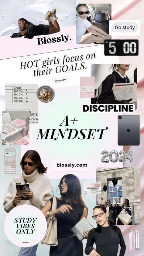 #studying #studymotivation #academicvalidation #studyvisionboard #studyingaesthetic #studyinginspo #visionboard #healthyhabits #studytips #wallpaper #itgirl #healthandwellness Academic Wallpaper, Estilo Hailey Baldwin, Vision Board Examples, School Goals, To Be A Woman, Study Board, Study Motivation Video, Vision Board Manifestation, School Study