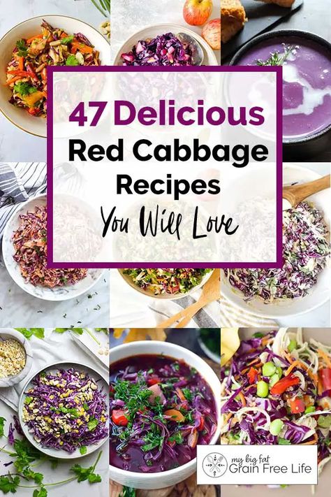 Cooked Red Cabbage Recipes Healthy, Recipe Red Cabbage, Meals With Red Cabbage, Healthy Red Cabbage Recipes, What To Make With Red Cabbage, What To Do With Red Cabbage, Recipes For Red Cabbage, Sauteed Red Cabbage Recipes, Red Cabbage Soup Recipe