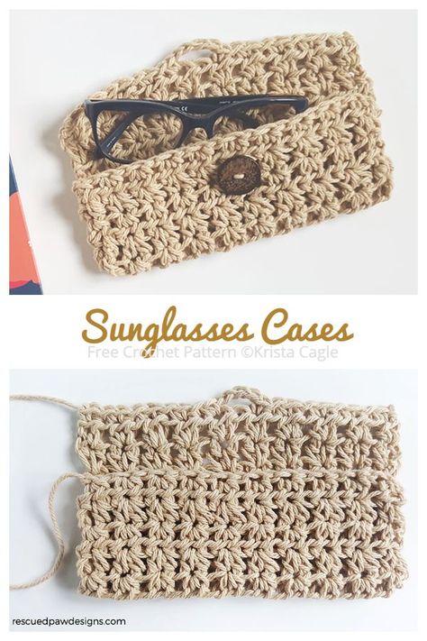 Sunglasses Cases Free Crochet Patterns Crochet Eyeglass Case Pattern Free, Crochet Sunglass Case Free Pattern, Glasses Case Crochet Pattern Free, Crochet Pattern Glasses Case, Crochet Spectacle Case, Crochet Sunglasses Case, Crochet Sunglasses, Crotchet Glass Case, Crochet Eyeglass Cases